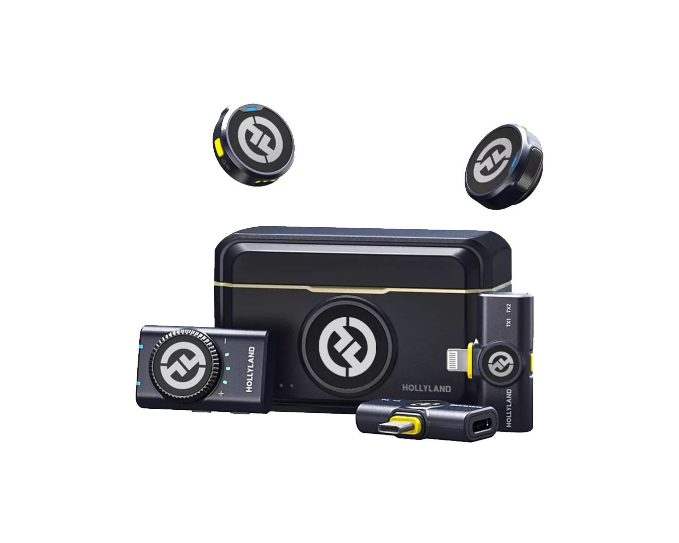 Sistema Microfone Duplo Hollyland Lark M2 Combo Sem Fio