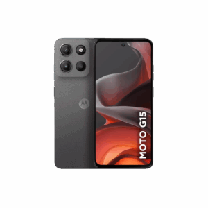 Smartphone Motorola Moto G15 - 256gb 12gb (4gb Ram+8gb Ram Boost) E Camera 50mp Com Ai E Night Vision Bateria De 5200 Mah Tela Fhd+ 6.7 Com Superbrilho Nfc - Grafite